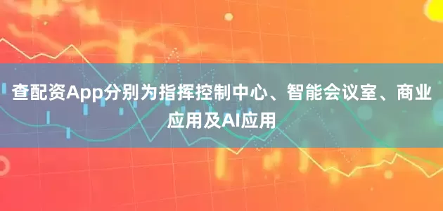 查配资App分别为指挥控制中心、智能会议室、商业应用及AI应用
